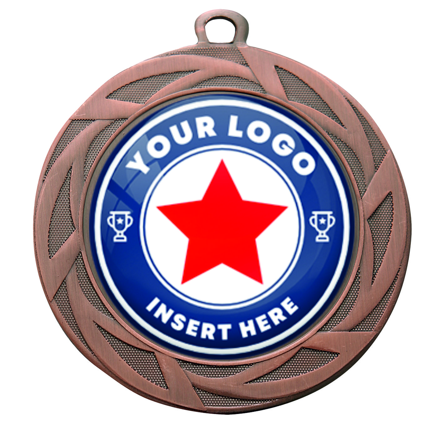PERSONALISED ME.105.03.D BRONZE 70mm Medal