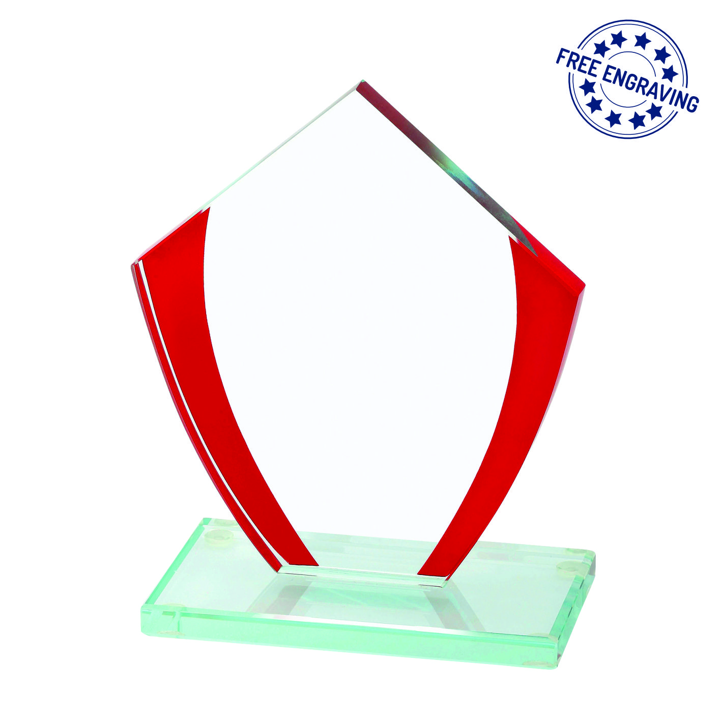 Red Shield Luxury Glass Award - W34