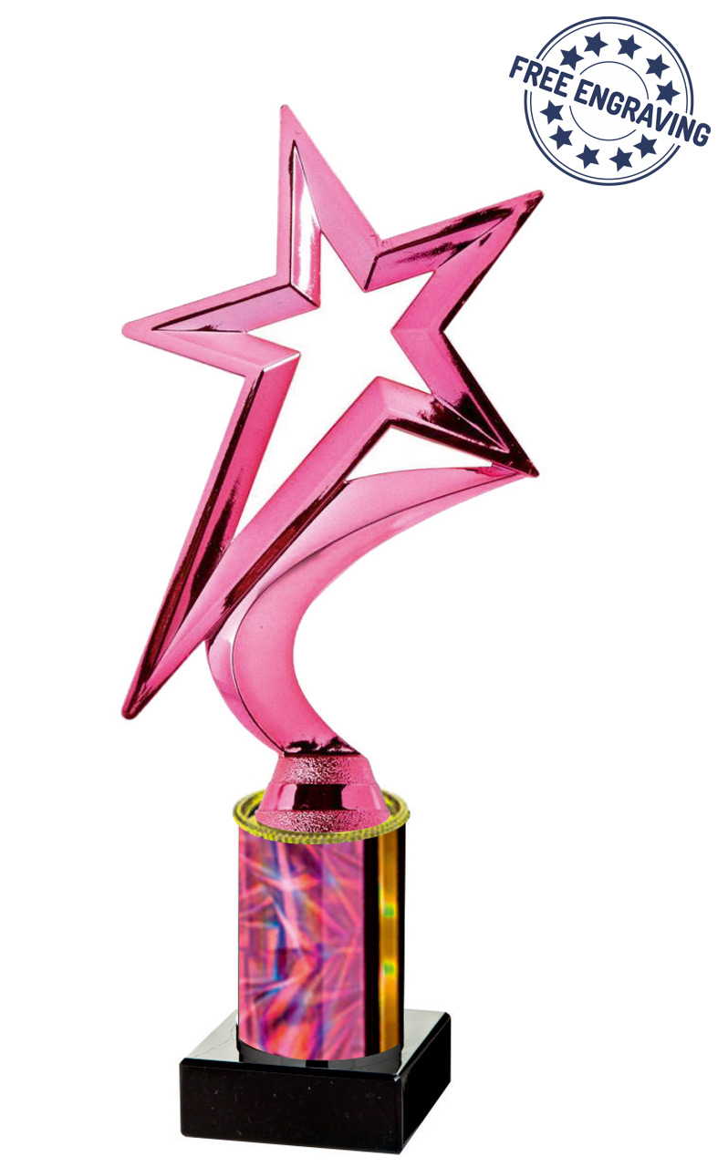 PQA Pink Shooting Star Award (24cm) - T.2243-3
