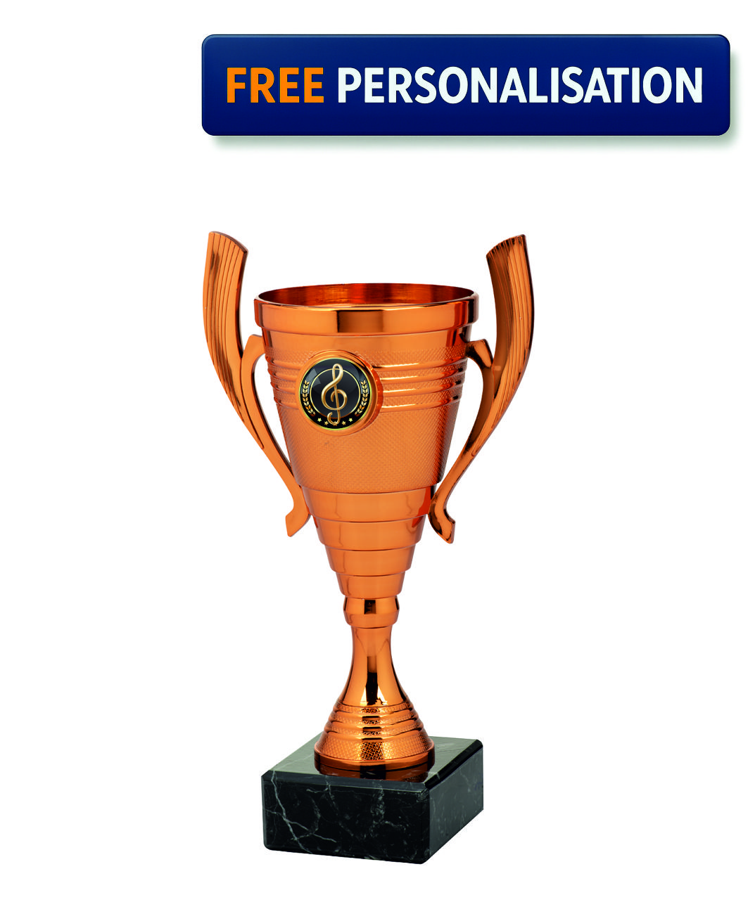 BRONZE MINI CUP MUSIC AWARD - SET.356.03.A