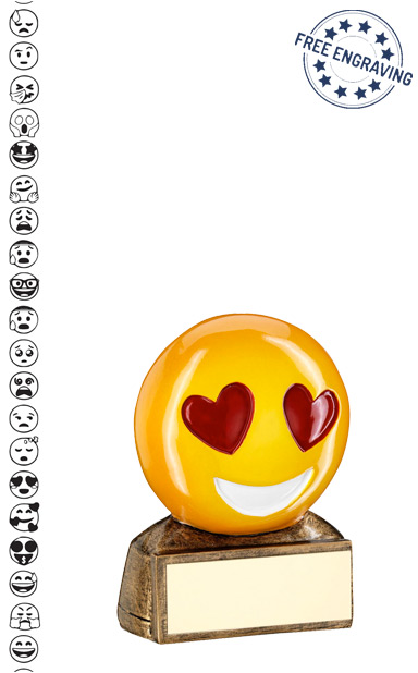 Emoji Awards - Heart Eyes Emoji - RF952