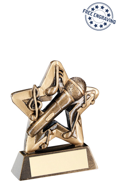 PQA MUSIC AWARD - Mini Star Trophy - PQA-RF471