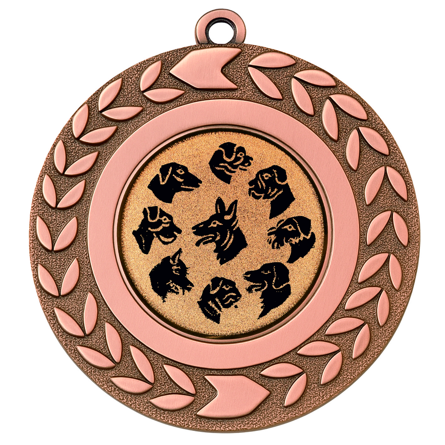 Bronze Wreath Multi Dog Medal - FREE Ribbon - BIE.M9460.03