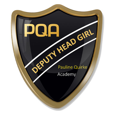 PQA DEPUTY HEAD GIRL SHIELD BADGE