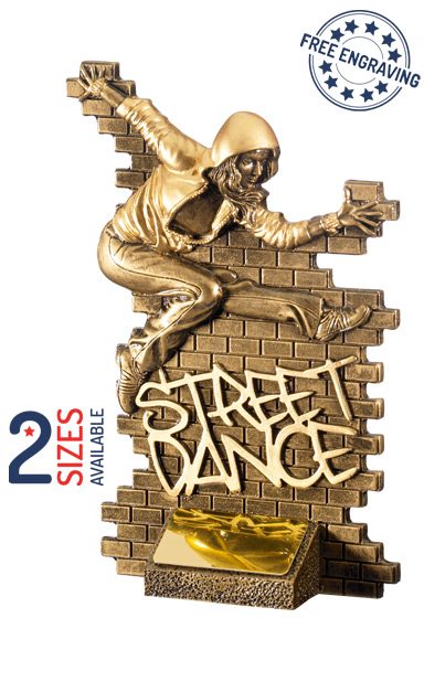 Street Dance Female Resin Trophy - RM969