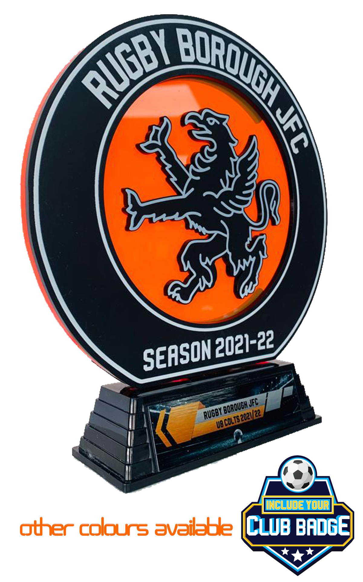 MULTIBUY FROM £13.50 - Bespoke Fluorescent Orange Acrylic Special Awards