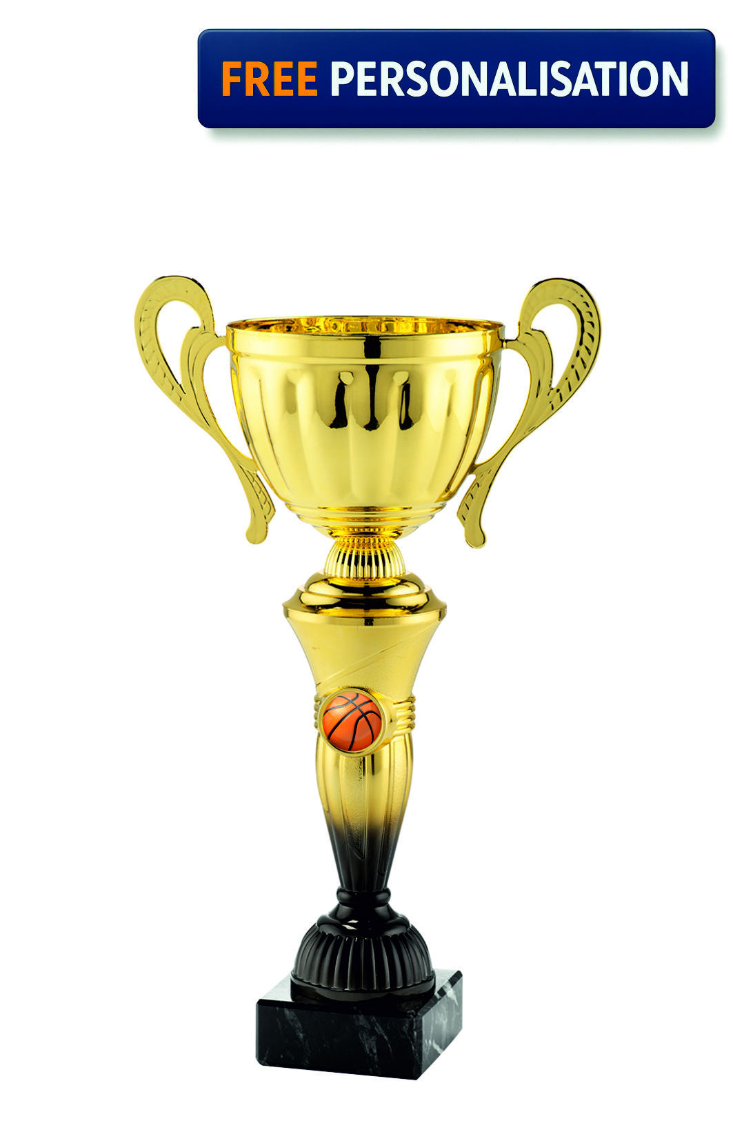 32cm GOLD & BLACK CUP BASKETBALL AWARD - MT.151.15.C