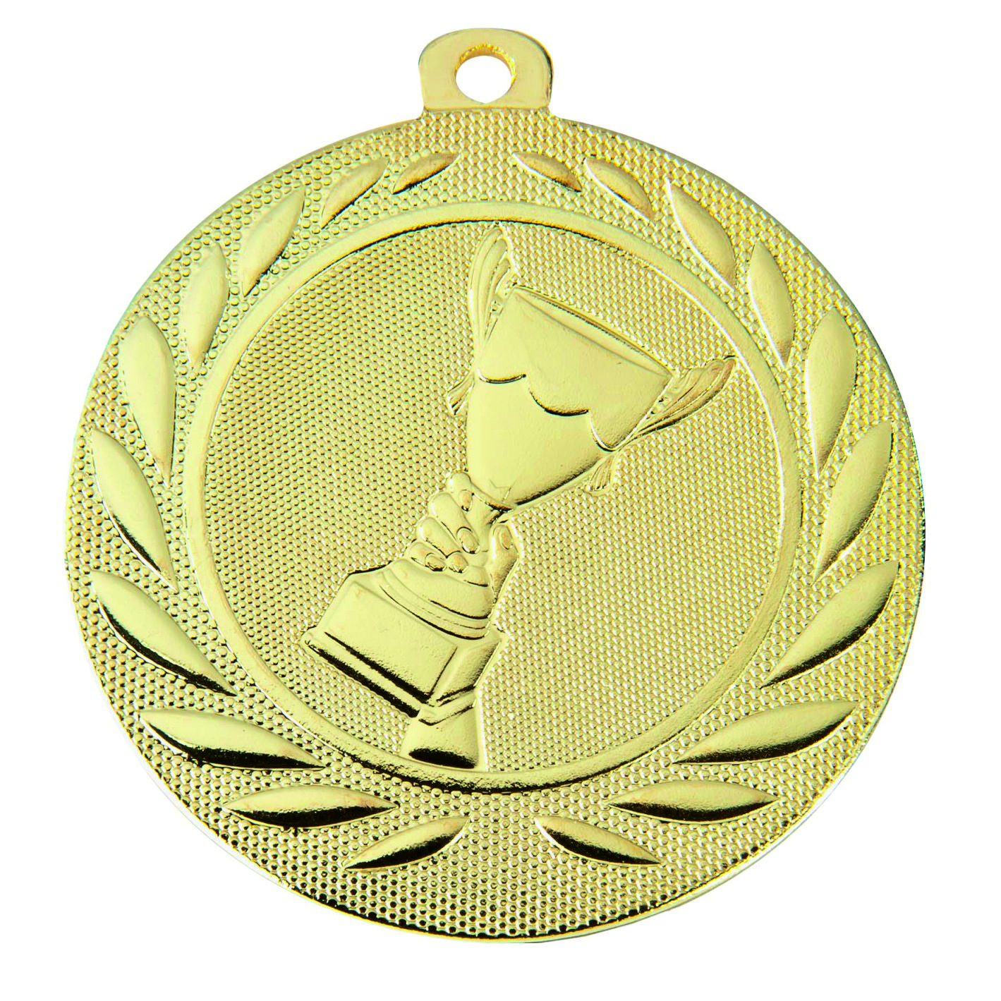 Gold Trophy 50mm Medal DI5000.A.01