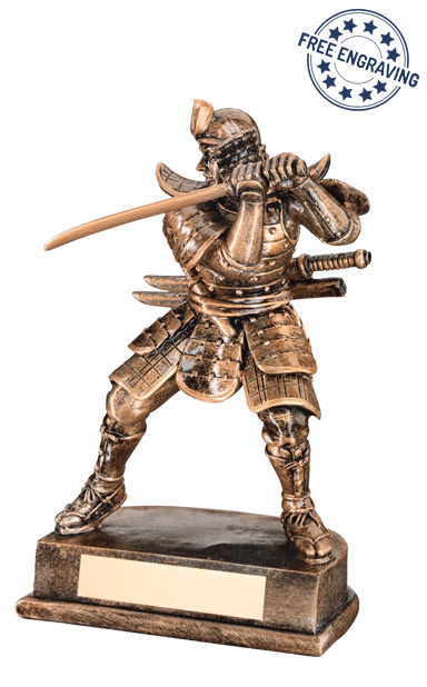 Samurai Martial Arts Resin Figure Trophy- RF31