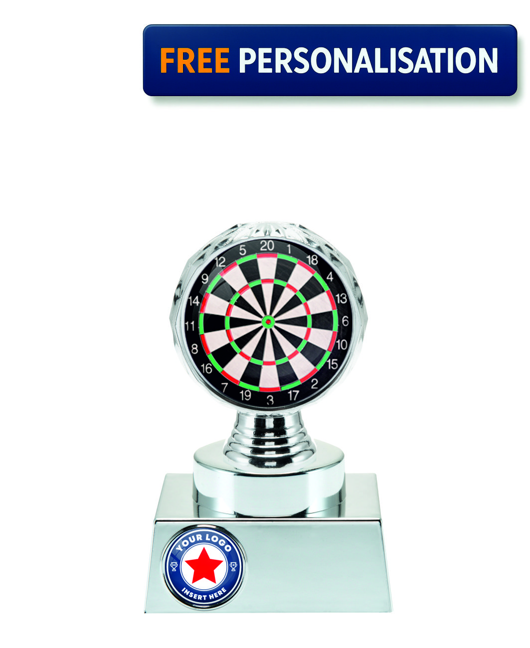 15cm SILVER SHINE DARTS AWARD P514.02 + N32.02