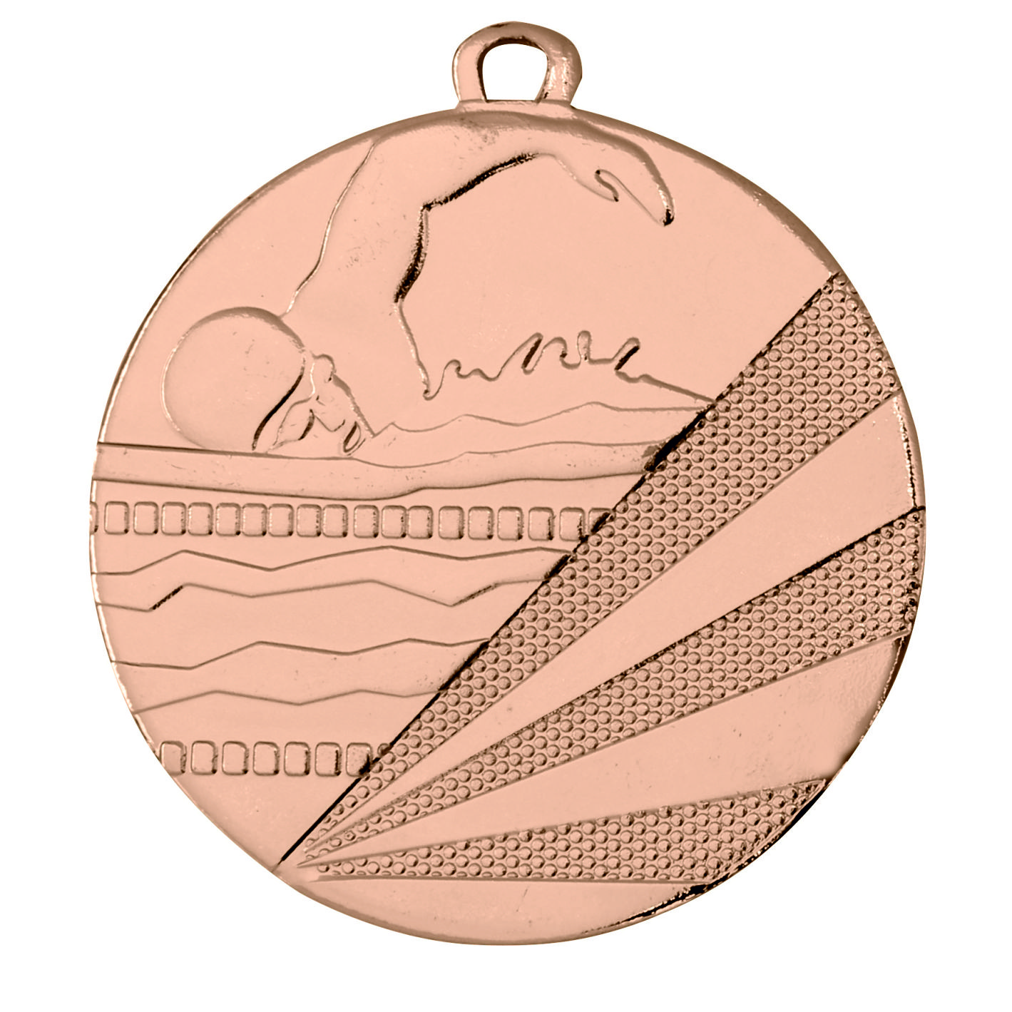 Bronze Swimming 50mm Medal D112C.03