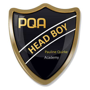PQA HEAD BOY SHIELD SHAPE BADGE