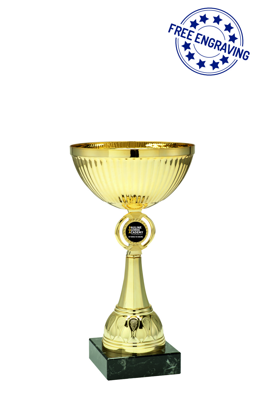  PQA Gold Presentation Cup with Metal Bowl (18cm) - ET350.61B