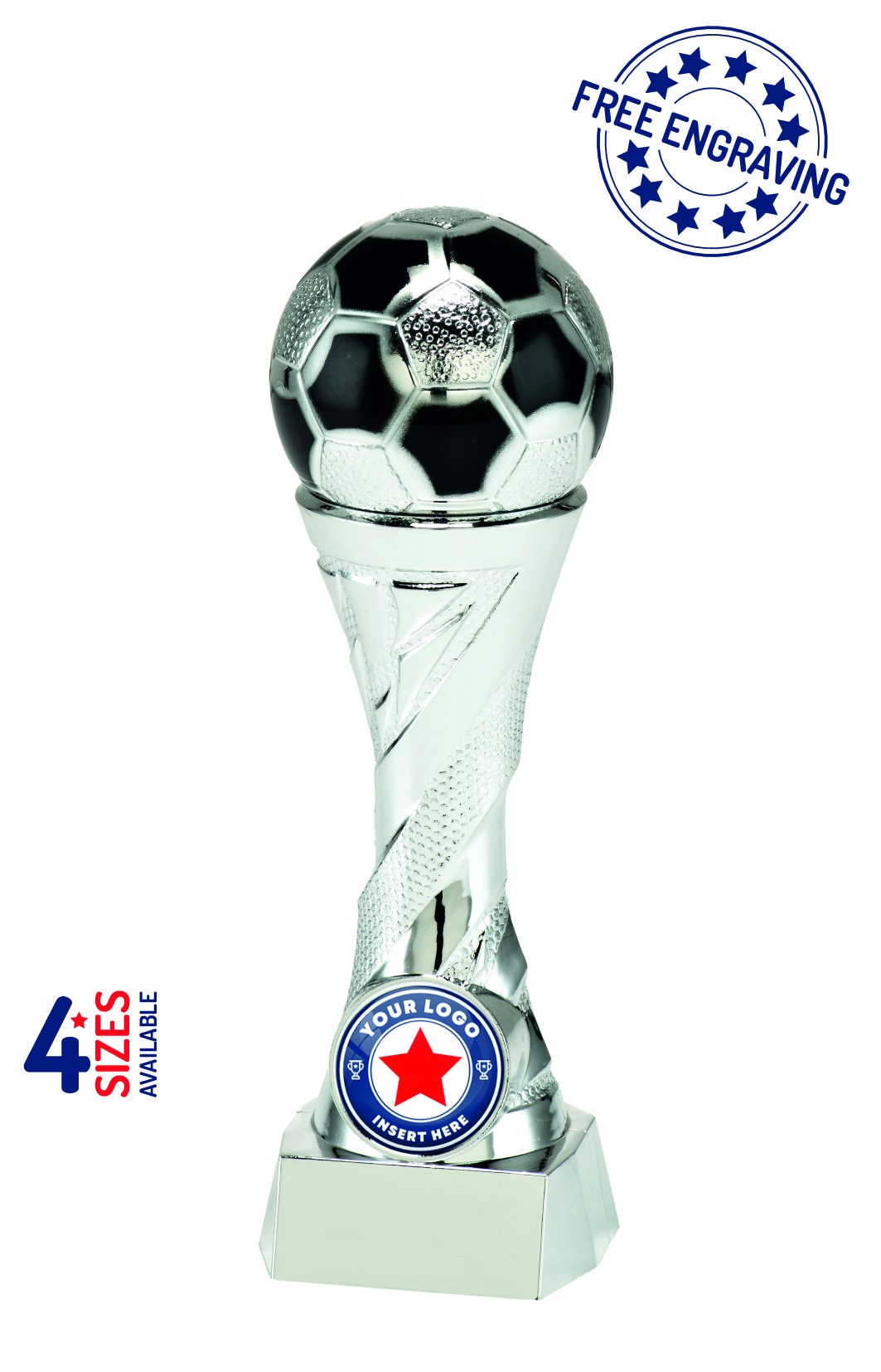 BEST VALUE - Heavyweight Silver Football Award - X82.02
