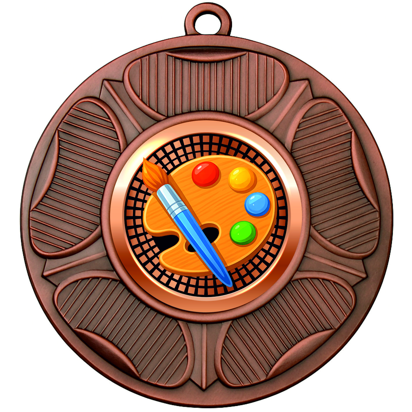 Bronze Tudor Rose Art Subject Medal-FREE Ribbon-BIE.M9458.03
