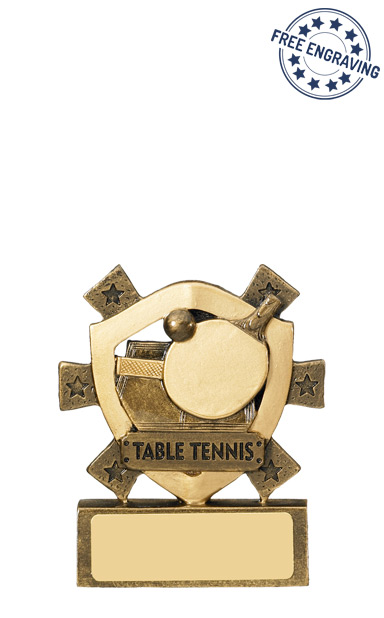 FREE Engraving Table Tennis Trophy FREE P&P For Every Additional Trophy 
