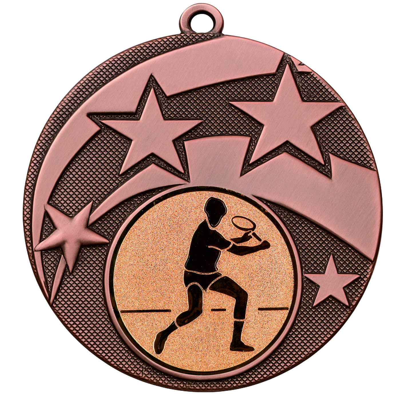 Bronze Star Male Tennis Medal -FREE Ribbon -BIE.M9457.03