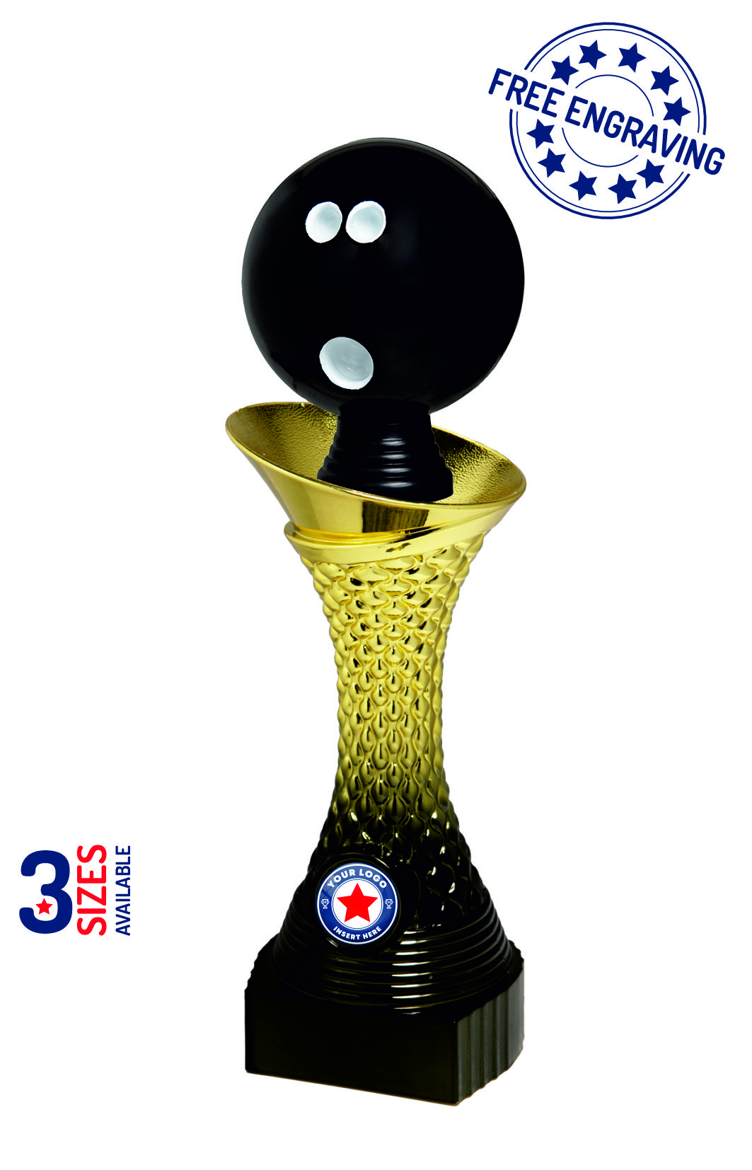 Heavyweight Gradient Multi Bowling Award - P504.MULTI + X10_.15