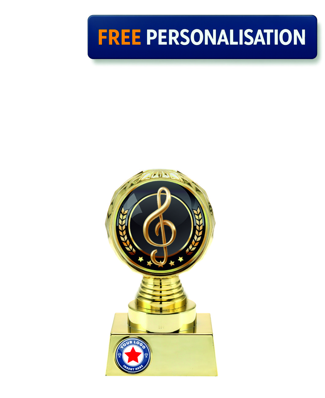 13.5cm GOLD SHINE MUSIC AWARD - P514.01 + N31.01