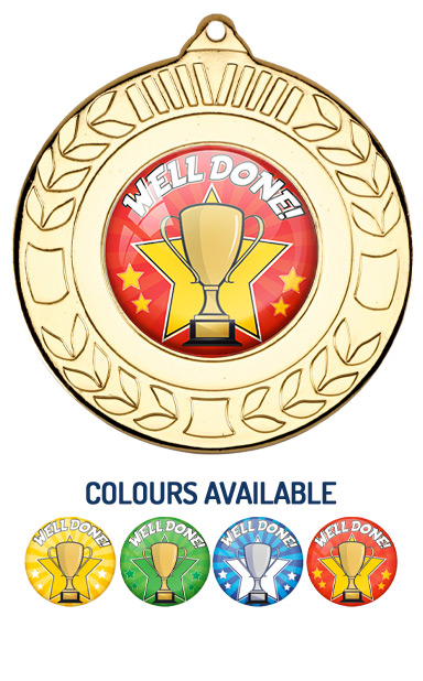 Gold Well Done Medal 9460G