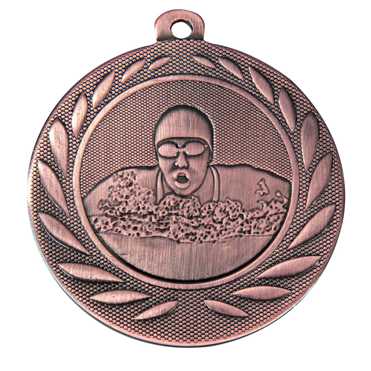 Bronze Swimming 50mm Medal DI5000.H.03