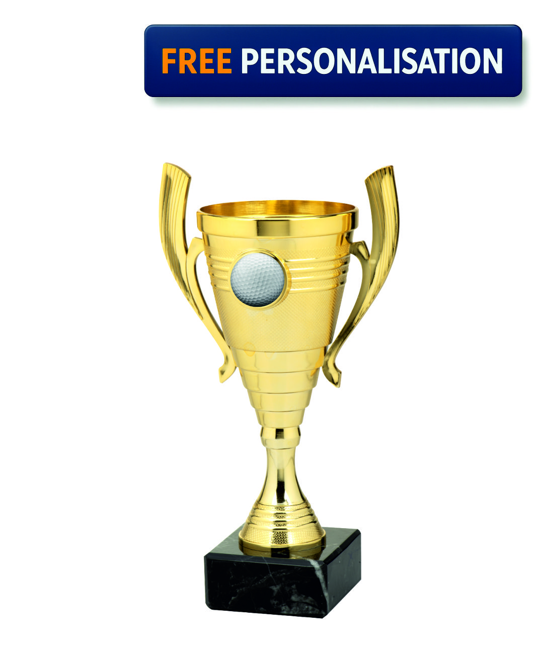 GOLD MINI CUP GOLF AWARD - SET.356.01.A