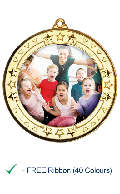 LARGE PHOTO MEDAL M29 70MM 