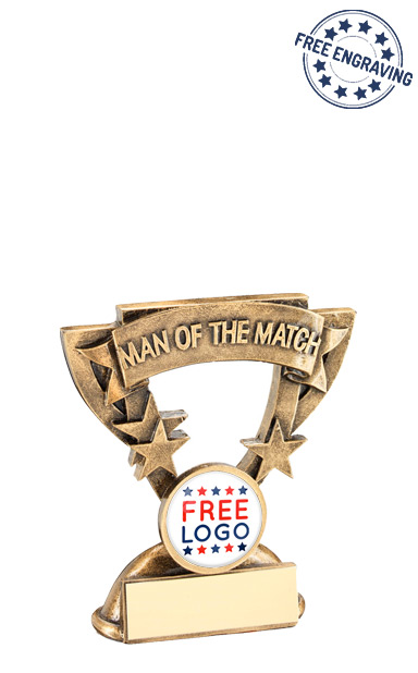 Man of the Match Trophy 17cm  FREE ENGRAVING 