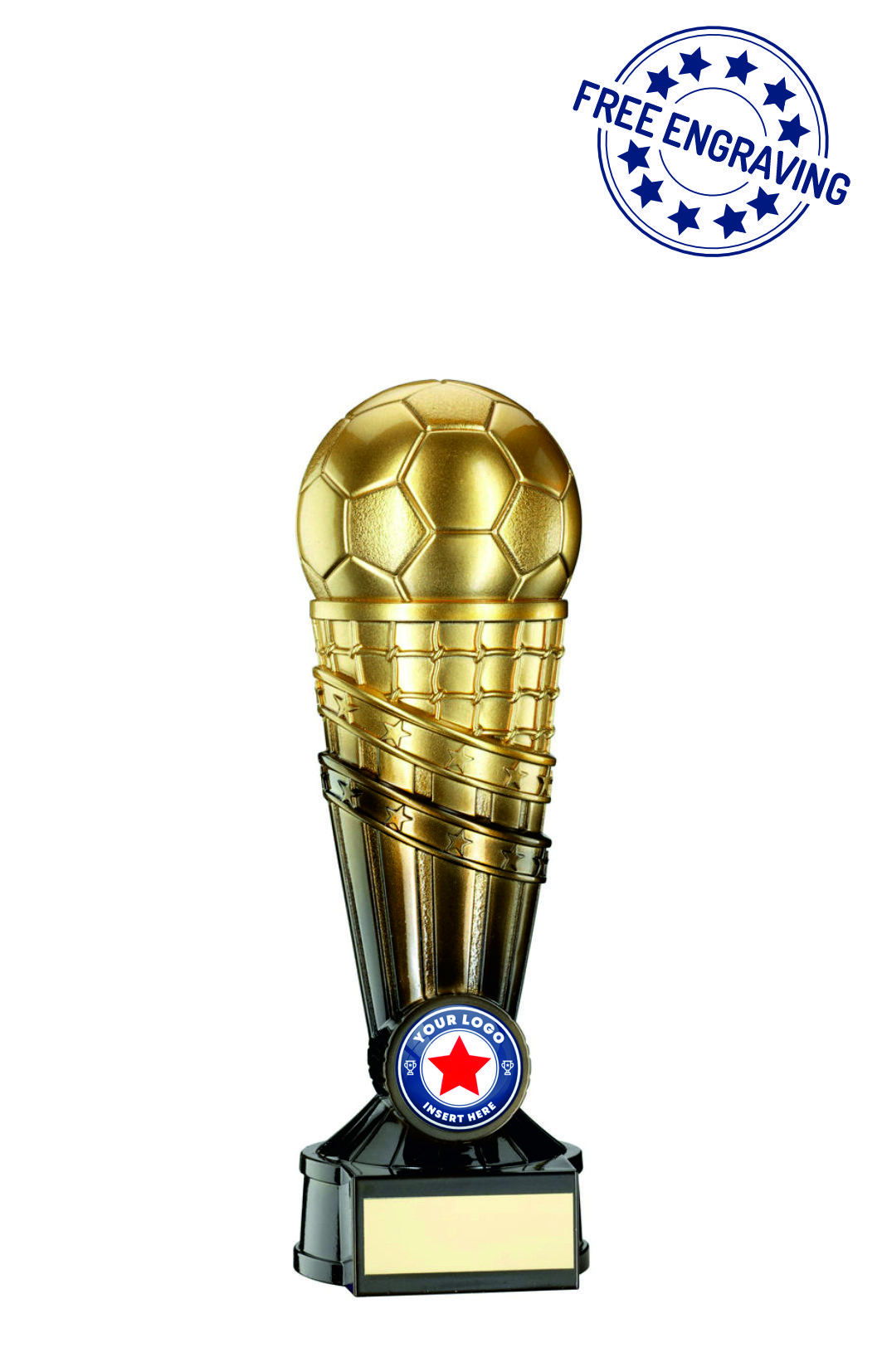 NEXT DAY Gold Gradient Heavyweight Football Tower Award - FP13C (22.9cm)