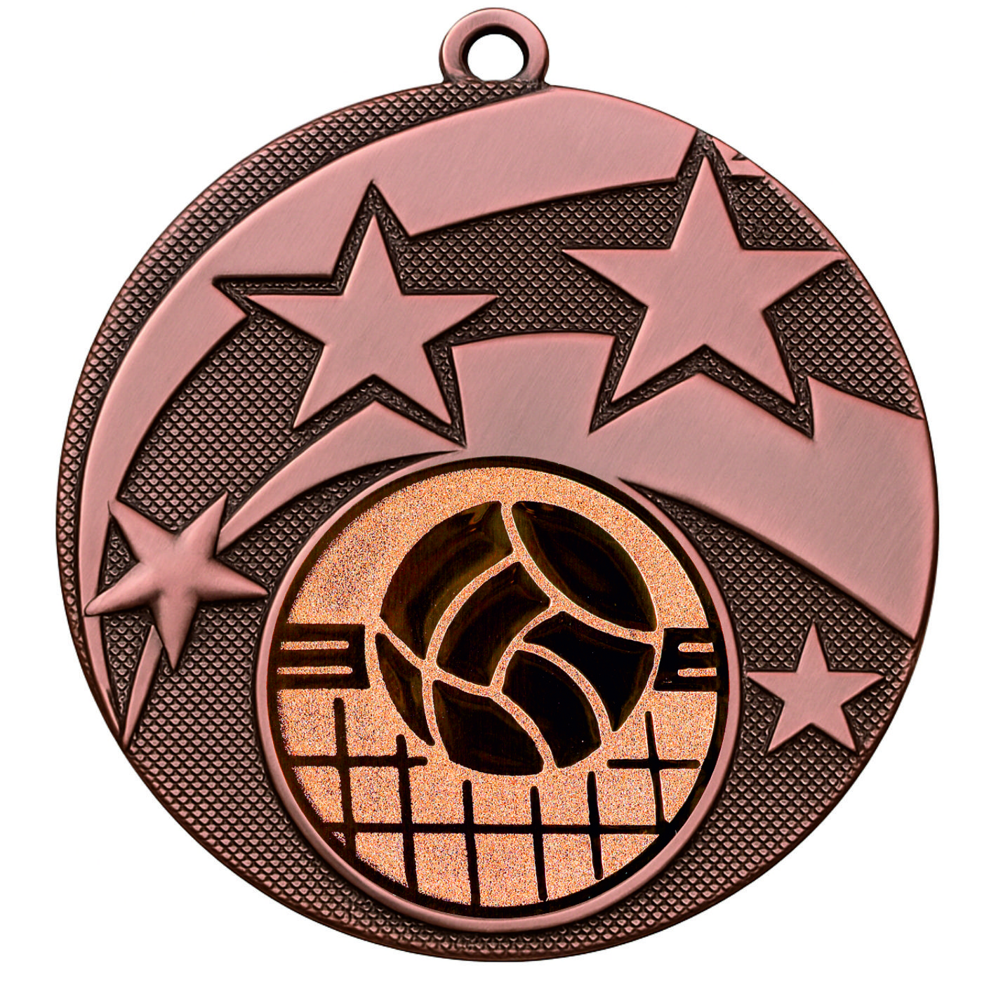 Bronze Star Volleyball Medal -FREE Ribbon -BIE.M9457.03