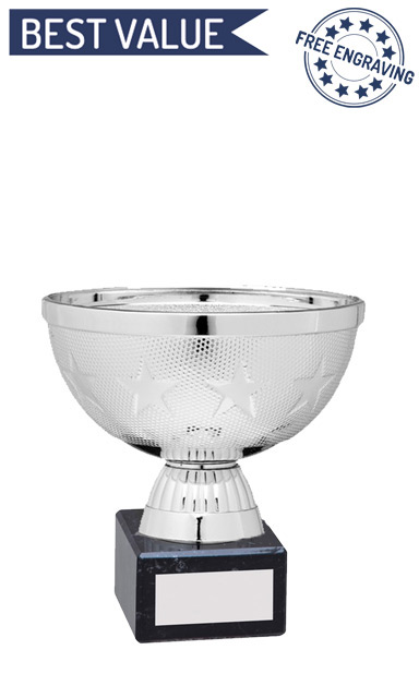 BEST VALUE - Silver Bowl Star Cup - 04.061.02.A- Bowl Cup