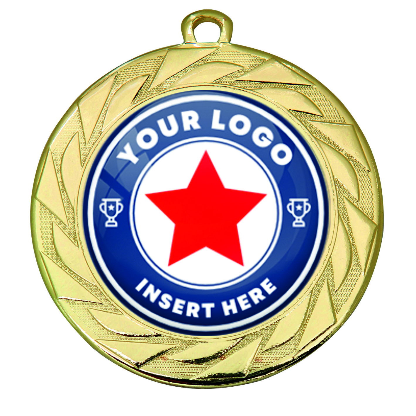 Gold Shard 70mm Medal DI7008.01
