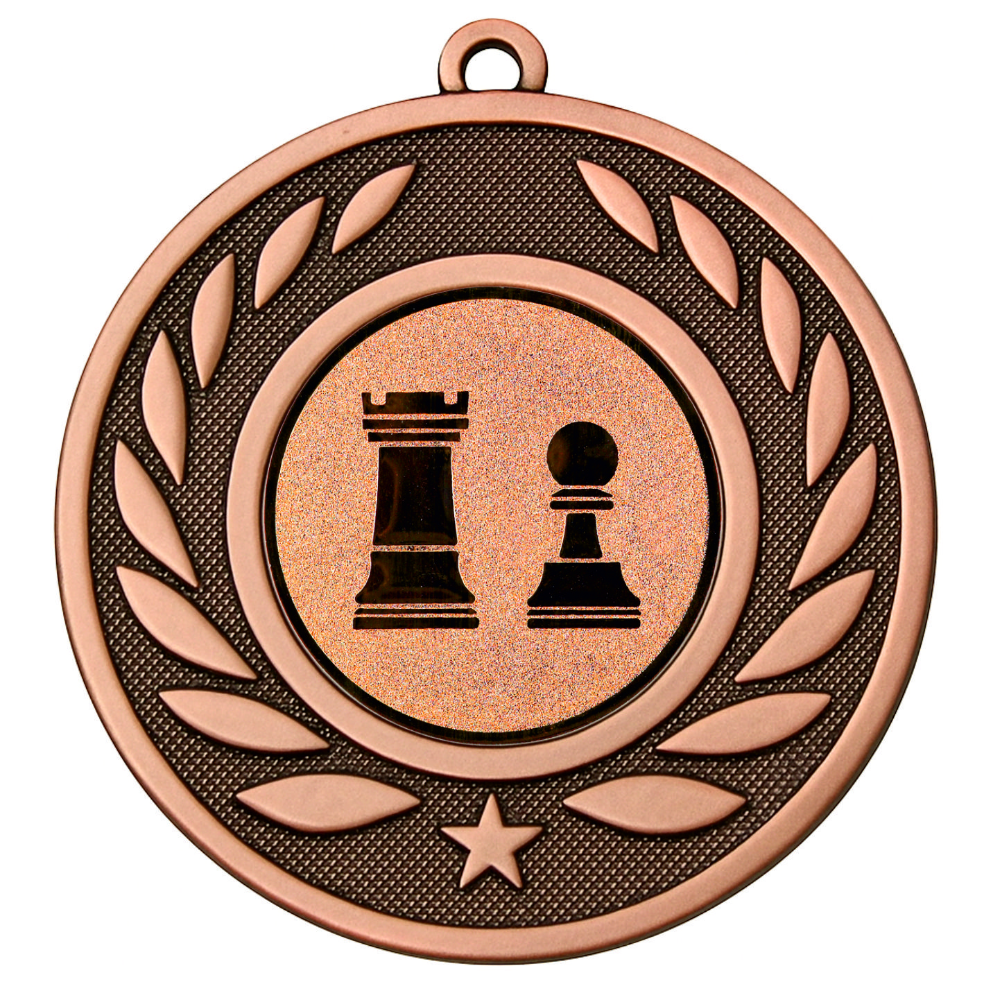 Bronze Laurel Chess Medal - FREE Ribbon - BIE.M9459.03
