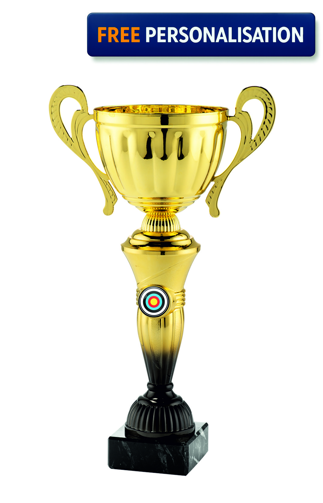 36cm GOLD & BLACK CUP ARCHERY AWARD - MT.151.15.E