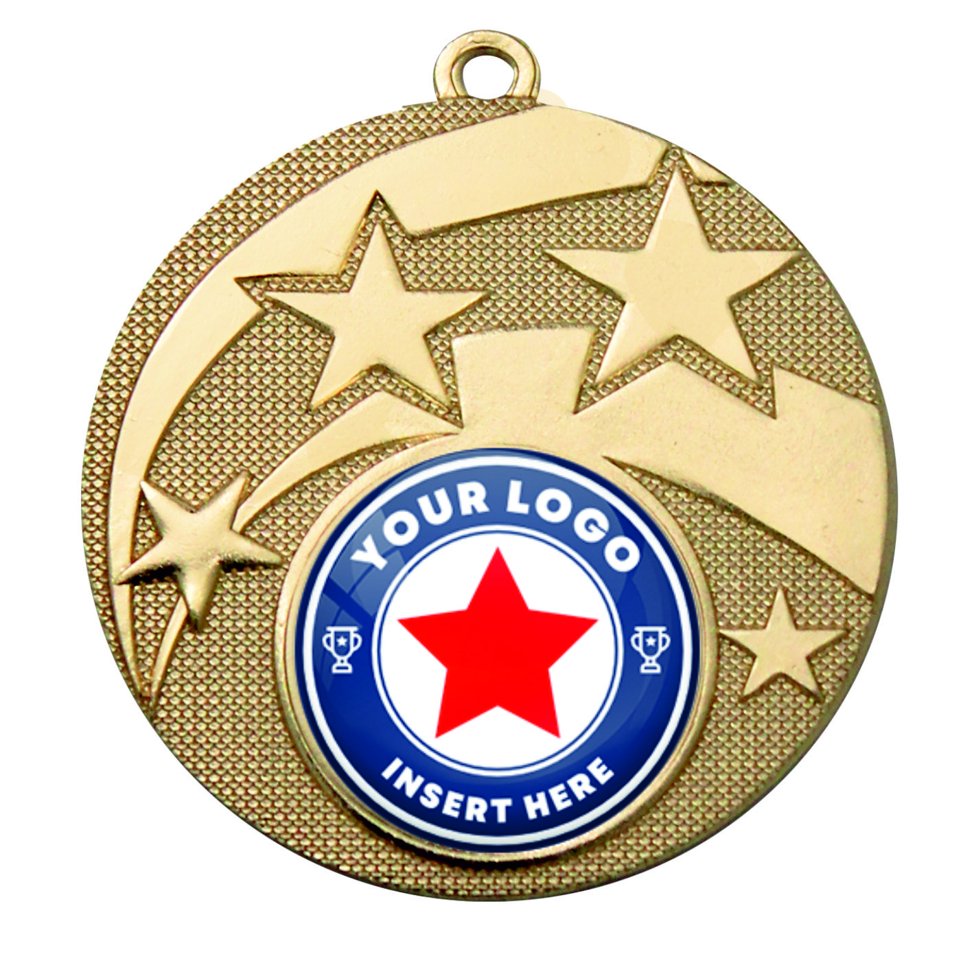 PERSONALISED M9457 GOLD 50mm Medal