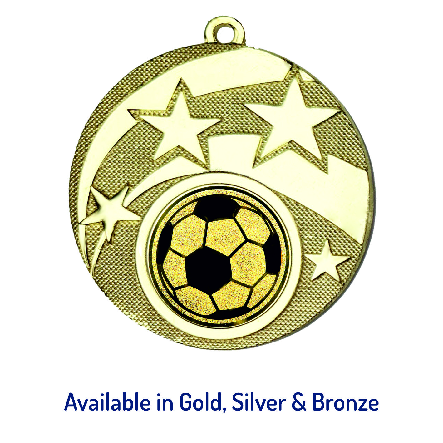 50mm FOOTBALL MEDAL 1 - M9457 + AF178