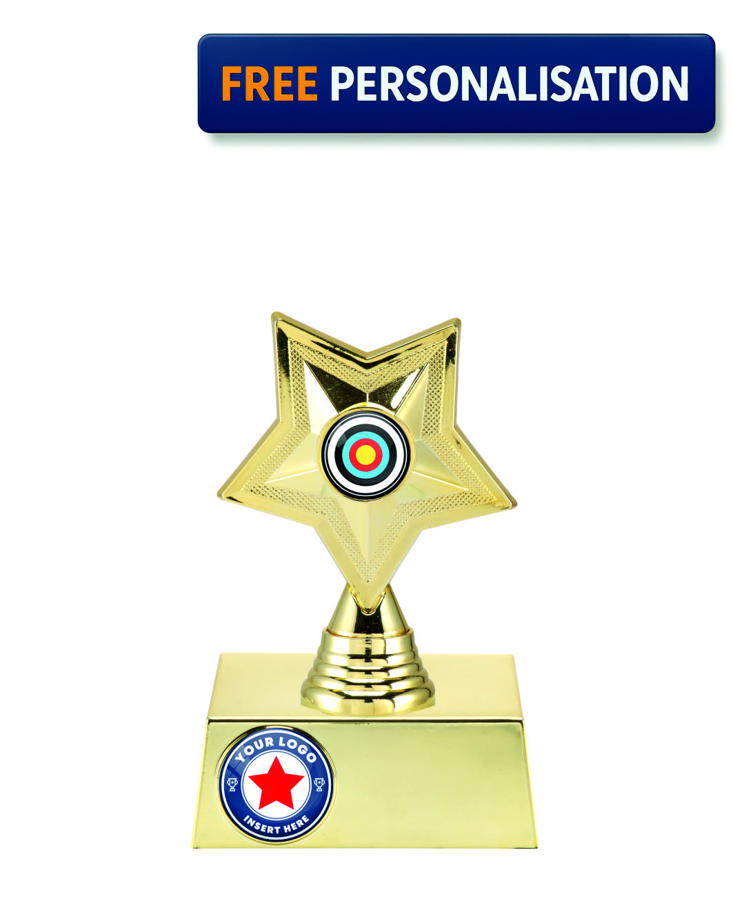 14.5cm GOLD STAR ARCHERY AWARD - P531.01 + N31.01