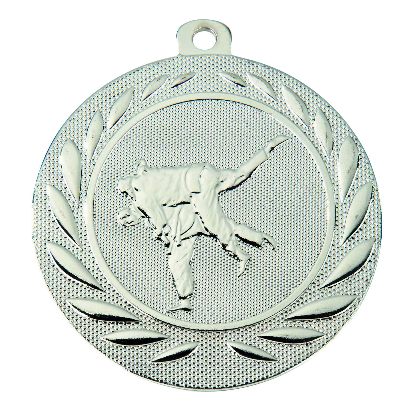 Silver Judo 50mm Medal DI5000.I.02