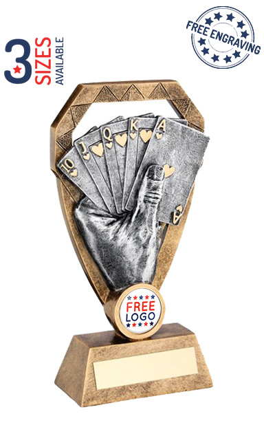 Diamond Playing Cards Resin Award - RF940