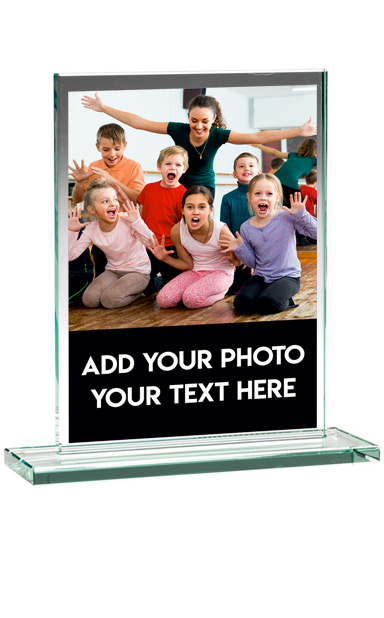 PHOTO GLASS PLAQUE (16.5cm)