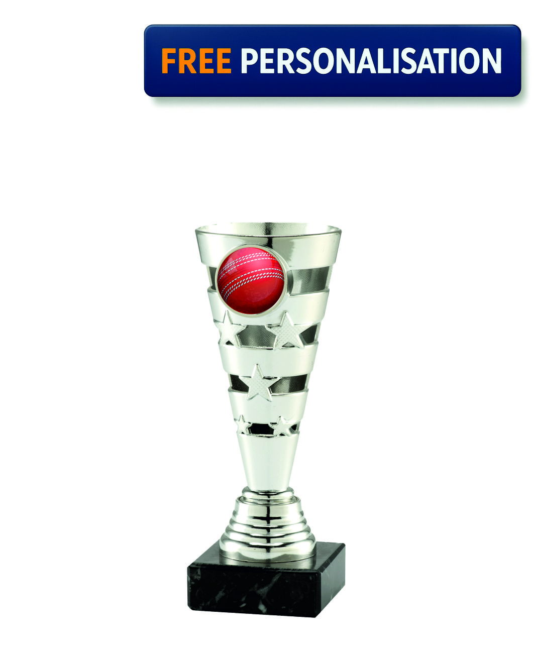 SILVER STAR & SHINE CRICKET AWARD - SET.346.02.A