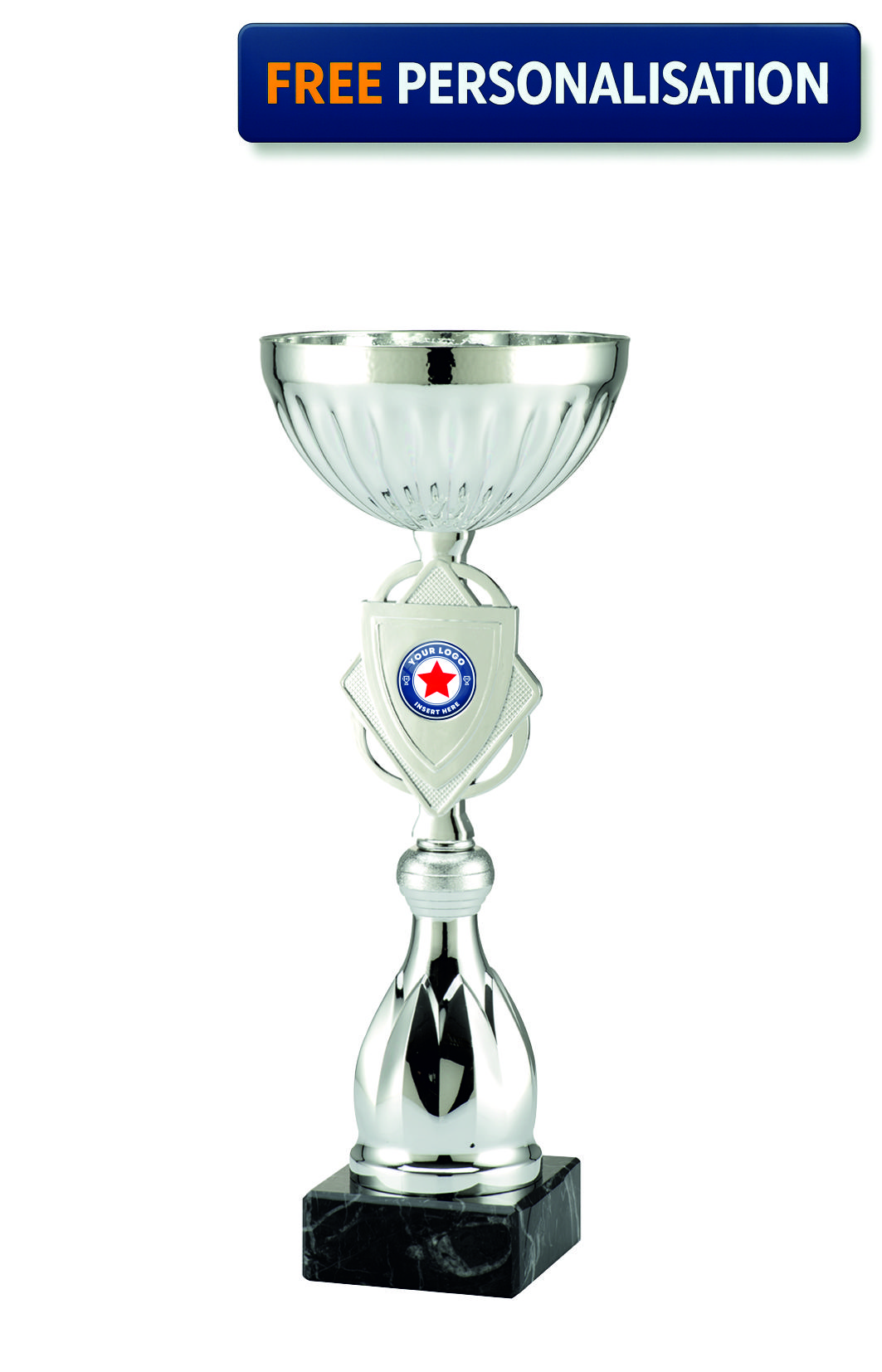 Silver Diamond Shield Cup- ET.511.02