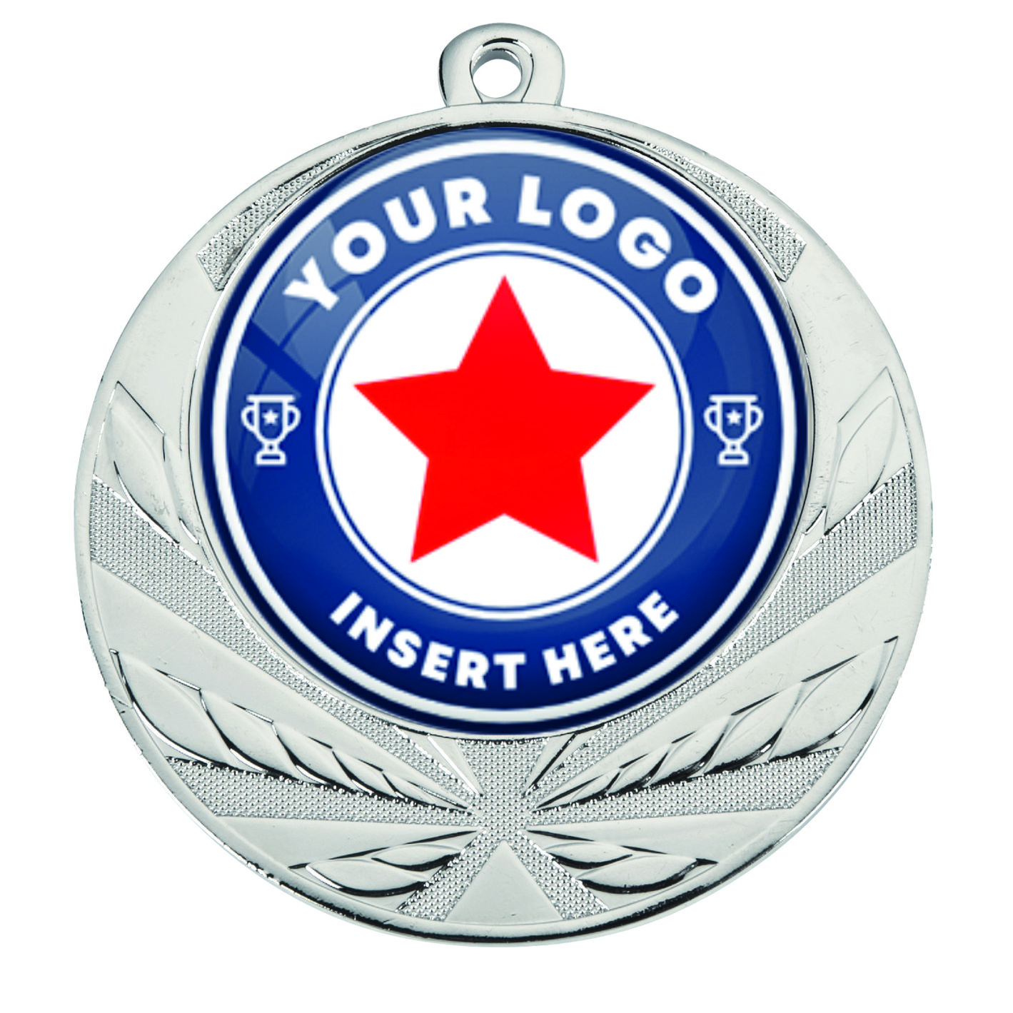 Heavyweight Silver 70mm Medal D114.02