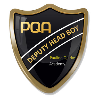 PQA DEPUTY HEAD BOY SHIELD BADGE